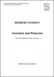 Ascension and Pentecost SATB choral sheet music cover